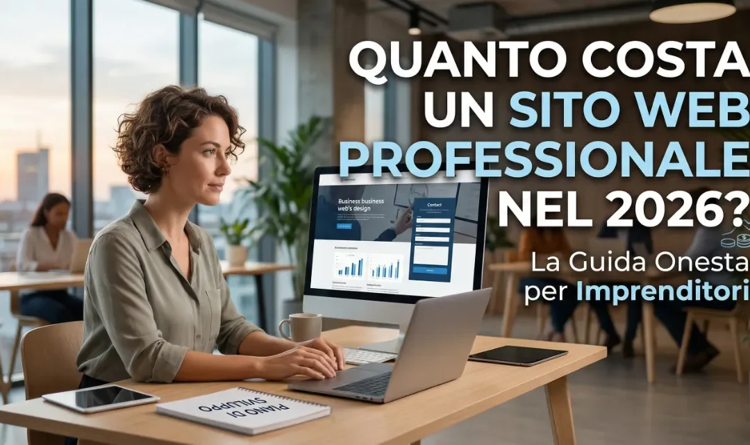 Quanto costa un sito web professionale nel 2026 - La guida onesta per imprenditori