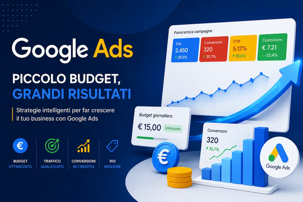 google ads piccole imprese budget ottimizzato