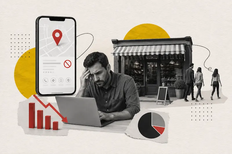 5 errori di un attività chiusa online I danni di un'attività chiusa su Google per una attività locale